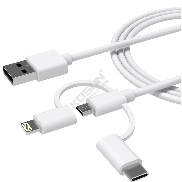 PVC Multi-function data and charging cable